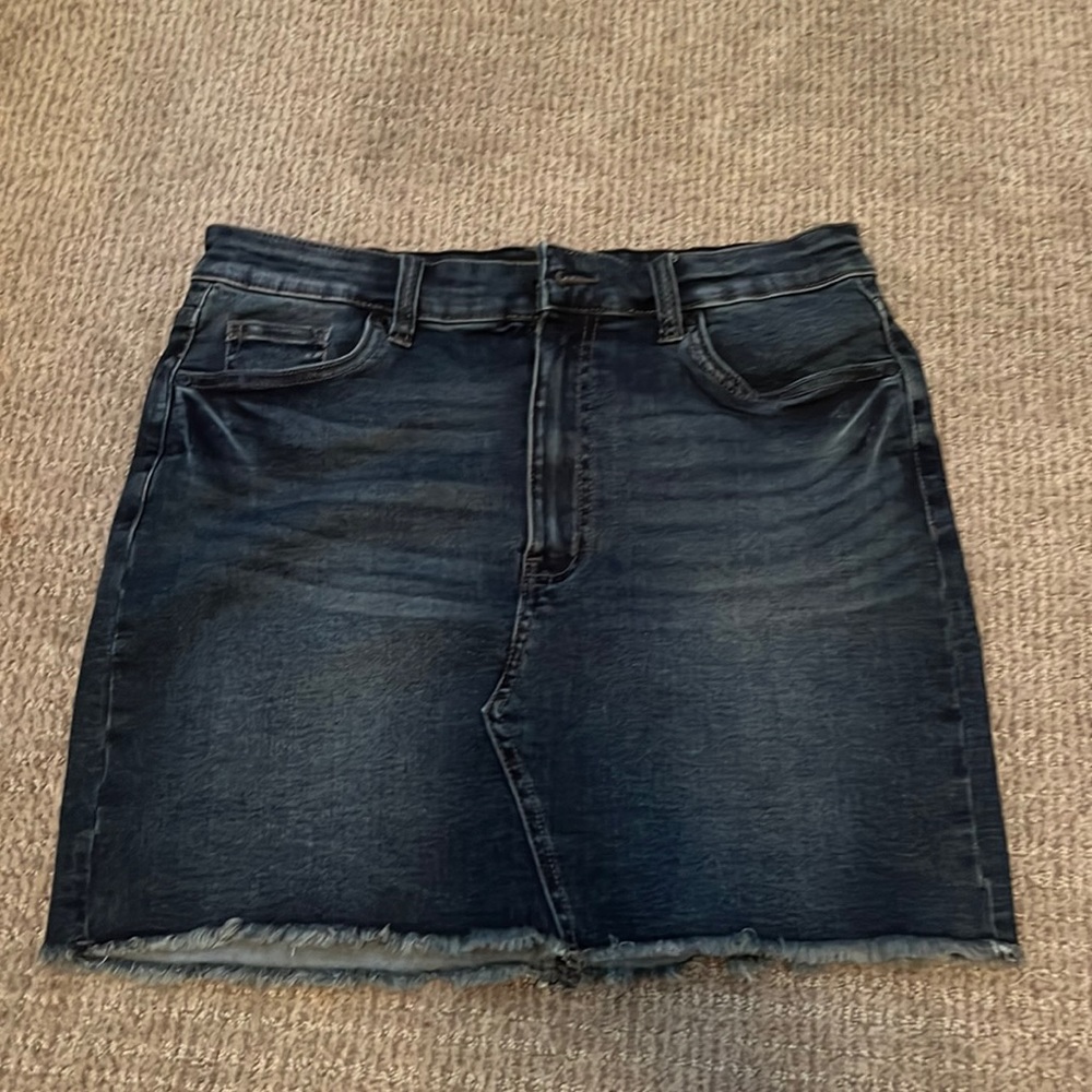 Kendal and Kylie jean skirt